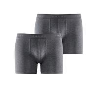FALKE Men's Daily Comfort 2-Pack M BX Baumwolle atmungsaktiv 2 Stück Boxer Shorts, Grau (Dark Grey-Heather Melange 3278), XL (Pack of 2)