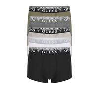 GUESS Men's Eco Njfmb Boxer Trunk 5 Pack, Jet Black, L