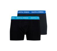 JACK & JONES Men's Jacrich Trunks 2 Pack Noos Boxer Shorts, Surf the Web/Detail:blue Jewel, XL