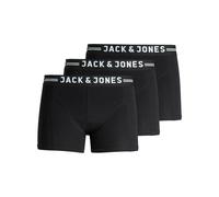 Jack & Jones Men's Sense Trunks 3-pack Boxer shorts, Black, M UK