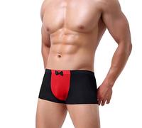 Boxer Shorts Men-Boxer Short Adults Underwear Bulge Pouch Funny Panties Funny Printed Underwear for Birthday Christmas Xmas Party Black