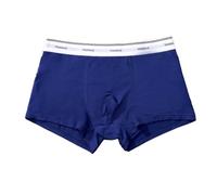 Boxer Shorts Men,Men's Underwear Breathable Solid Color Men's Mid Waist Flat Angle Pants European Size Four Corner Waistband