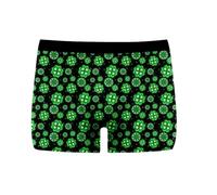 Boxer Shorts Men's Funny St. Patrick's Day Print Green Underpants Lightweight Underwear Comfortable Medium Waist Boxer Shorts Stretch Boxer Shorts Underwear Men Valentine's Day Gifts