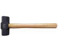 Boxer® Sledge Hammer 1500 g with Wooden Handle - Heavy-Duty Demolition Hammer with Coated Square Head - 37 cm - Professional Tool