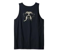 Boxer Smoking A Cigarette Grunge Vintage Meme 90s On Back Tank Top