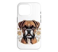 Boxer Square Snout Portrait Bold Case for iPhone 16 Pro