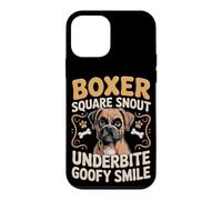 Boxer Square Snout Underbite Goofy Smile Case for iPhone 12 mini