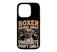 Boxer Square Snout Underbite Goofy Smile Case for iPhone 14 Pro