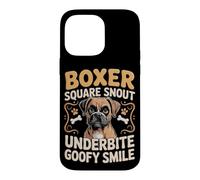 Boxer Square Snout Underbite Goofy Smile Case for iPhone 14 Pro Max