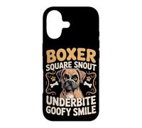 Boxer Square Snout Underbite Goofy Smile Case for iPhone 17