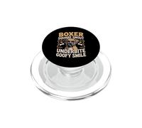 Boxer Square Snout Underbite Goofy Smile PopSockets PopGrip for MagSafe