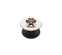 Boxer Stance Boxing Pose Silhouette PopSockets Adhesive PopGrip