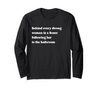Boxer Strong Woman Long Sleeve T-Shirt