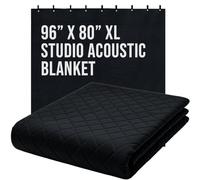 Boxer Tools Studio Grommeted Sound Dampening Blanket XL 96 in. x 80 in. Light Blocker, Sound Absorbing, Insulated Blanket