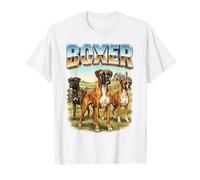 Boxer Vintage 90s Dog Lover 80s Boxer Owner Men Women Boxer T-Shirt
