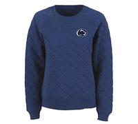 boxercraft Women's Penn State Quilted Crew Lightweight Jackets, Indigo, M