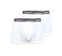 EMPORIO ARMANI Man's Allover Logo Elastic 2-Pack Trunk White M