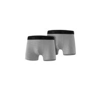 Erima Men's 2-Pack Basic Boxer Shorts, grey melange, XL