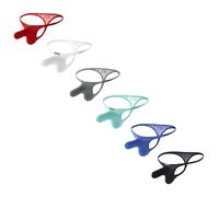 Boxers for Men Multi 6pc Underwear Boxers Men's Elephant Pouch Briefs Thongs Slips G- String Thongs Mens Sexy Knickers Elephant Nose for Stag Do Fancy Dress Costume