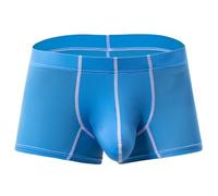 Boxers Funny-Funny Underpants For Men-Men's Underwear Briefs Fabricated for Comfort and Breathability with Wicking Elastic Design for Everyday Wear and Support (Blue- XXL)