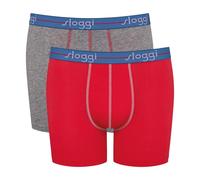 Sloggi Men's Start Short C2P box Briefs, RED - DARK COMBINATION, 36