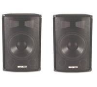 BOXES ACOUSTIC 2 WAYS 400W GRID METAL SERIOUS 10" TWEETER PIEZO PAIR BAFFLES