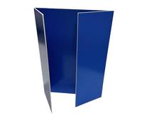 Boxes & Board Coloured Trifold Foam Board A1 Folds to A2 - Display Presentation Board for School, Science Projects, Exhibitions - (Choose Colours & Quantity) (Blue, 2, Units)
