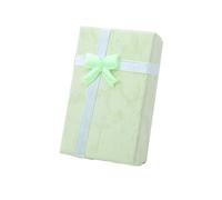 Boxes with Lid for Gifts Packaging, 32Pcs Paper Gift Boxes For Jewelry Packaging 5 * 8 * 2.5cm Ring Earrings Necklace(Light Green)