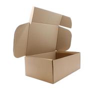 Boxes2Go Cardboard Packing Mailing Boot & Shoe Boxes - Ideal For Shoes, High Heels, Kids, Adults, Slim Shoes, Large Boots (Pack of 25) (350 x 230 x 130mm)