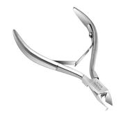 Beautizon Stainless Steel Cuticle Trimmer - Professional Nail Nipper with Double Spring - Ideal Nail Care Tool for Home, Spa, Salon