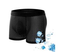 BoxHero™ Fibre Boxer Shorts, Boxhero Bamboo Fiber Boxer Briefs, Box Hero Underwear, For All-Day Comfort (Black,4XL)