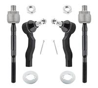 BOXI 4pcs Front Inner & Outer Tie Rod Ends for Infiniti G35 2003 2004 2005 2006 2007 / for Nissan 350Z 2003 2004 2005 2006 2007 2008 2009 | ES80579 ES80578 EV80279