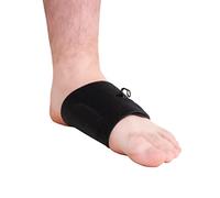 Boxia Medically Approved Drop Foot SHOELESS ATTACHMENT ONLY- Enables the Drop Foot Ankle/Foot Support to be worn without footwear! (Black, SMALL/RIGHT (Instep Circ: 17-21cm))