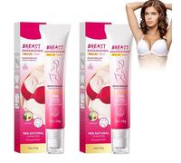 Boxiatil 2 x Breast Enlargement Cream 20 g, Breast Firming and Firming Cream for Women, Breast Care Cream for Tightening, Enlargement and Volume Formation of the Breast