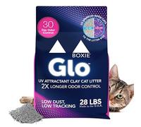 Boxie® Glo™ Natural Attractions™ 30 Day Odor Control Clumping Cat Litter, 28lb Boxiecat 99.9% Dust Free Clay Kitty Litter