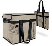 BOXIEBAG Collapsible Reusable Insulated Grocery Bag - Heavy Duty, Secure, Space-Saving, and Convenient (1 Pack)