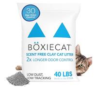 Boxiecat Premium Clumping Cat Litter - Scent Free - Clay Formula - Ultra Clean Litter Box, Longer Lasting Odor Control, Hard Clumping Litter, 99.9% Dust Free