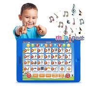 Boxiki kids Learning Pad Fun Kids Tablet with 6 Toddler Learning Games Early Child Development Toy for Number Learning, Learning ABCs, Spelling, “Where Is?” Game, Melodies. Educational Toy