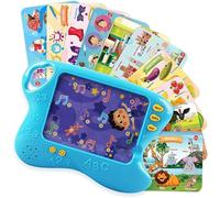Boxiki kids Learning Pad with 10 Educational Cards Kids Board Game w/Touch and Learn Functions | Smart Pad for Children's Learning Games | Educational Electronic Learning Set
