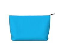 BOXILTD A playful little cat Makeup Bag - Soft Travel Makeup Bag, Compact Cosmetic Case with Zipper Closure Ideal for Essentials, Light Blue Color, One Size