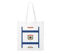 BOXILTD American Eagle Canvas Tote Bag - Reusable and Eco-Friendly Tote Bags Suitable for Many Occasions, West Virginia Flag, One Size