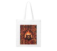 BOXILTD Beautiful Aurora Canvas Tote Bag - Reusable and Eco-Friendly Tote Bags Suitable for Many Occasions, Angry Bear, One Size