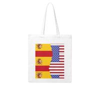 BOXILTD Brandenburg flag Canvas Tote Bag - Reusable and Eco-Friendly Tote Bags Suitable for Many Occasions, American Spain Flag, One Size