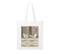 BOXILTD Elk in the meadow Canvas Tote Bag - Reusable and Eco-Friendly Tote Bags Suitable for Many Occasions, Dove of Peace, One Size