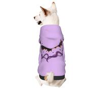 BOXILTD Ember Bat Print Halloween Pet Hoodie, Hooded Sweatshirt | Craft A Playful Halloween Look For Your Pup To Grab Attention At Halloween Events And Daily Walks