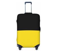 BOXILTD Flag of Baden-Württemberg Travel Luggage Cover Protector - Suitcase Cover Protector Fit 18-32 Inch Luggage, Black, purple, red, Black, Small