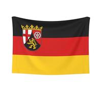 BOXILTD Flag of The State of Rhineland-Palatinate Pet Blanket, Scratch Proof Furniture Protector for Dogs Cats, Suitable for Pet Dogs and Cats, Black