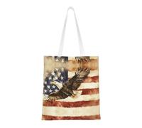 BOXILTD Flower white clouds Tote Bag - Stylish Canvas Tote Bags for Women, Reusable Grocery Shopping Cloth Bag, Eagle Spreading Its Wings, One Size