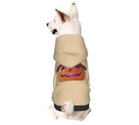 BOXILTD Gourd Hood Print Halloween Pet Hoodie, Hooded Sweatshirt | Craft A Playful Halloween Look For Your Pup To Grab Attention At Halloween Events And Daily Walks