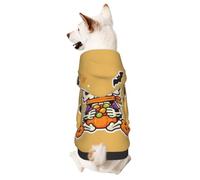 BOXILTD Gourd Wraith Print Halloween Pet Hoodie, Hooded Sweatshirt | Craft A Playful Halloween Look For Your Pup To Grab Attention At Halloween Events And Daily Walks